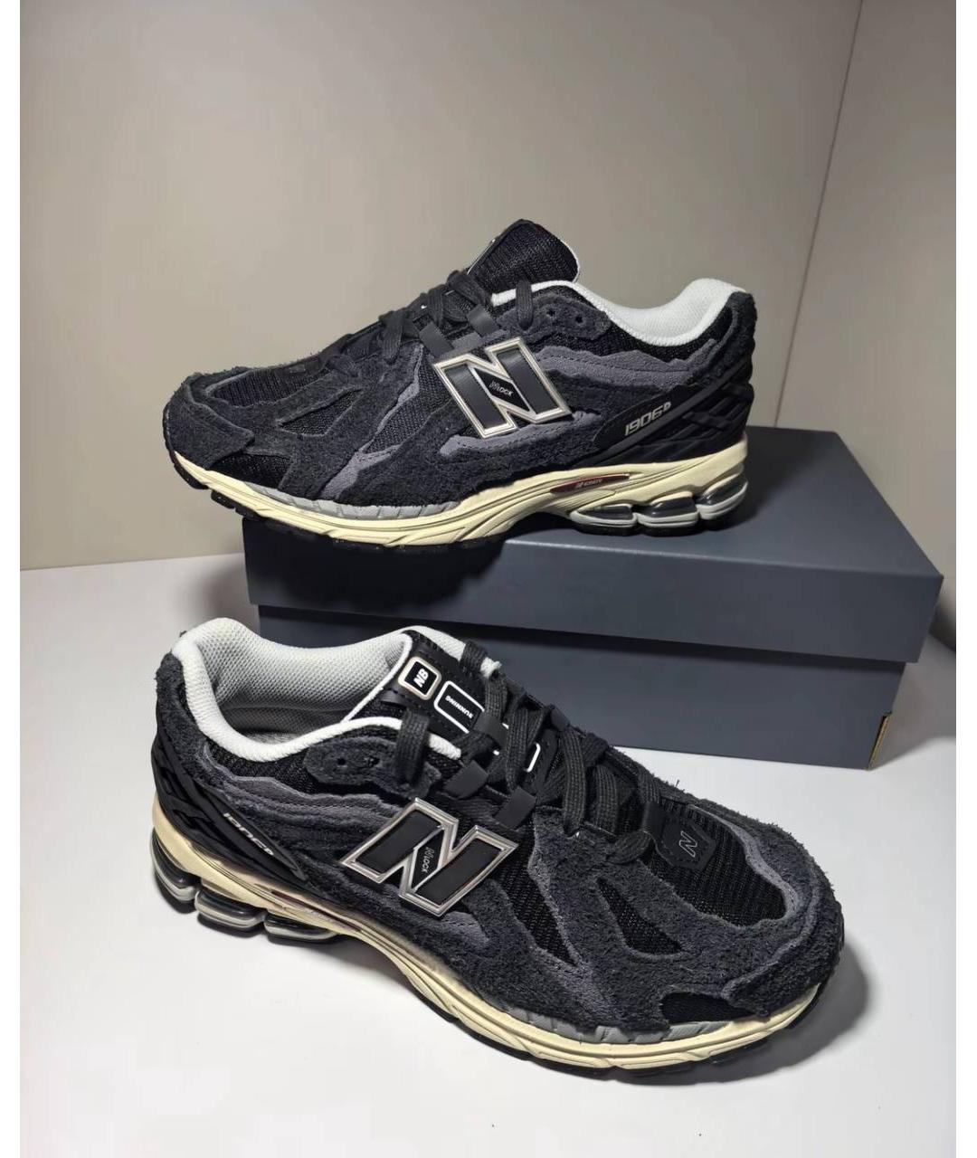NEW BALANCE Черные низкие кроссовки / кеды, фото 3