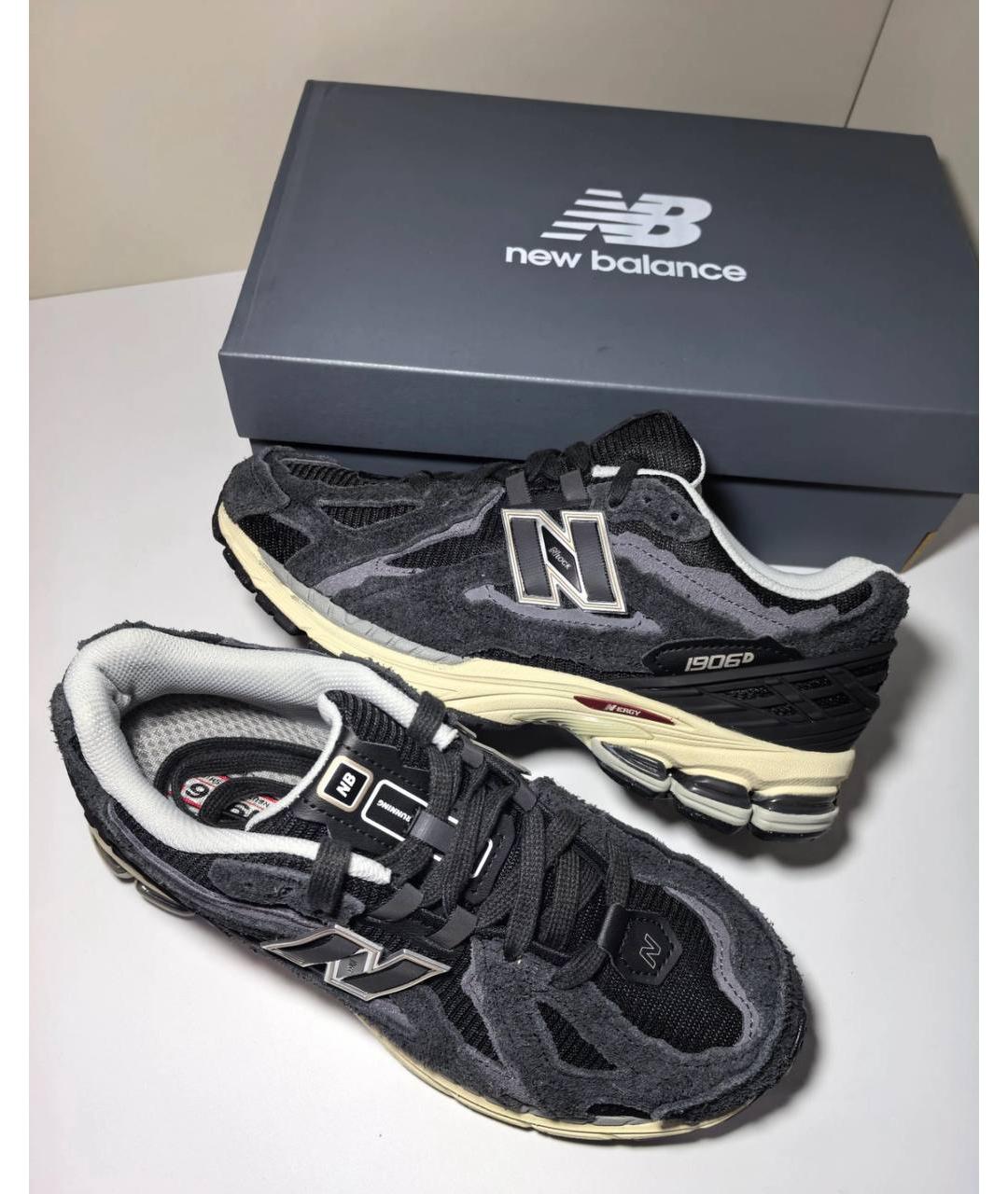 NEW BALANCE Черные низкие кроссовки / кеды, фото 2
