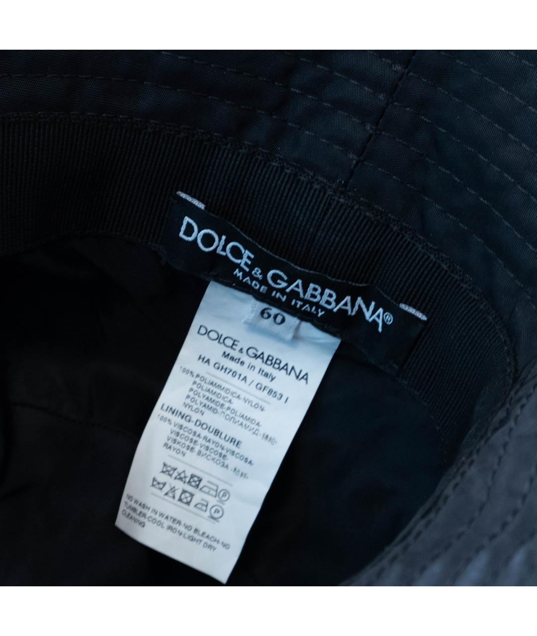DOLCE&GABBANA Черная шляпа, фото 4