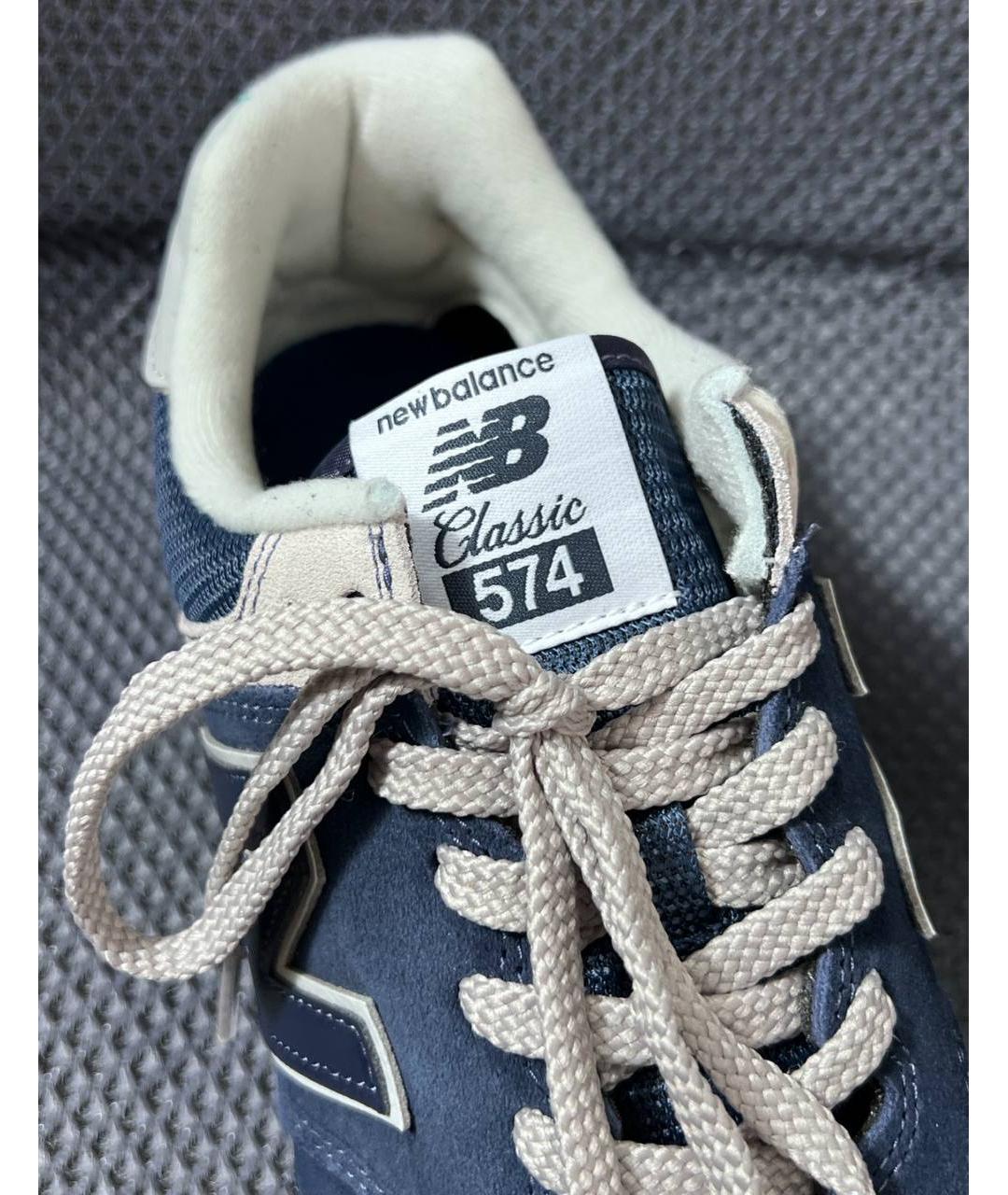 NEW BALANCE Синие низкие кроссовки / кеды, фото 4