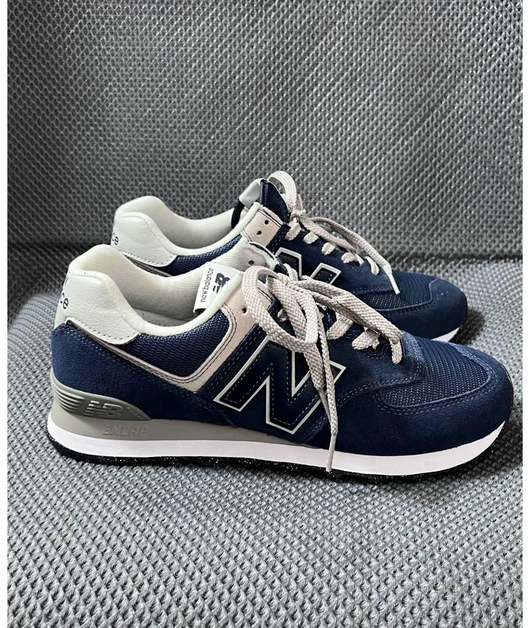 NEW BALANCE Синие низкие кроссовки / кеды, фото 2