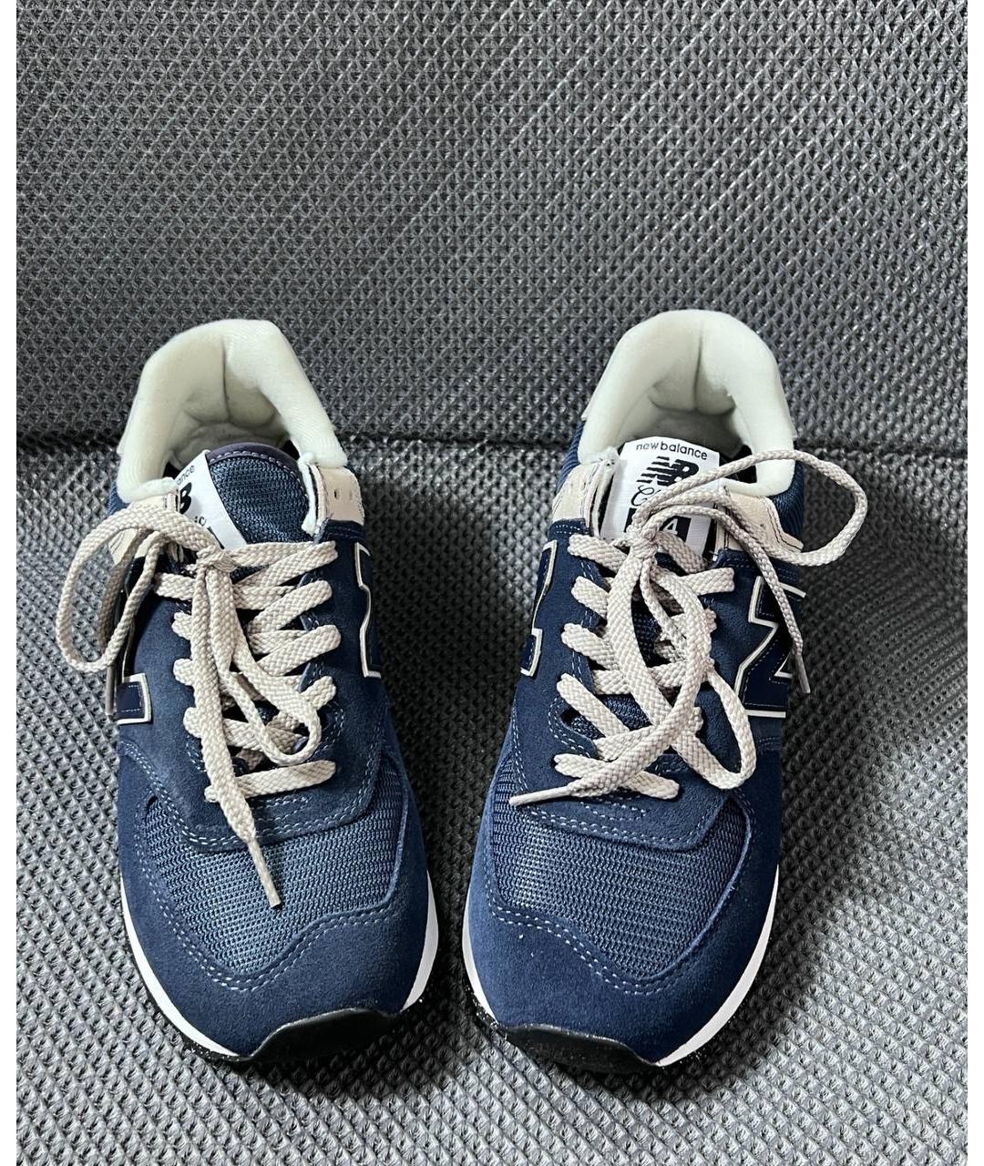 NEW BALANCE Синие низкие кроссовки / кеды, фото 3