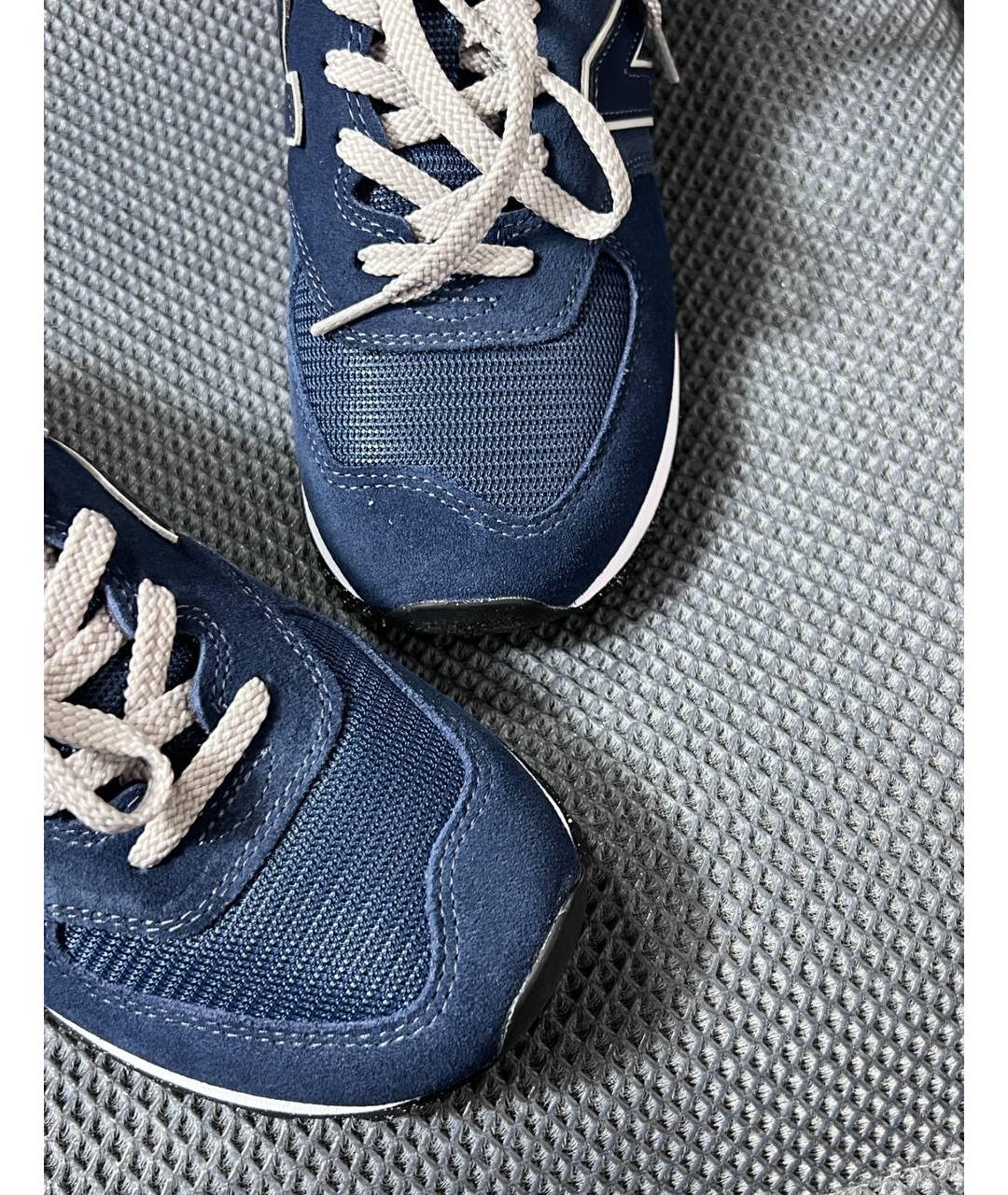 NEW BALANCE Синие низкие кроссовки / кеды, фото 5