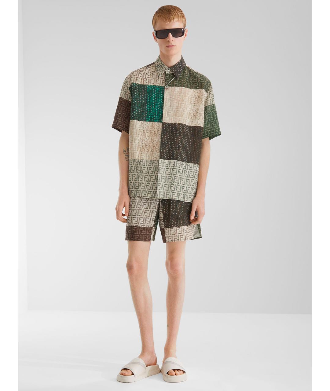 FENDI Мульти кэжуал рубашка, фото 2