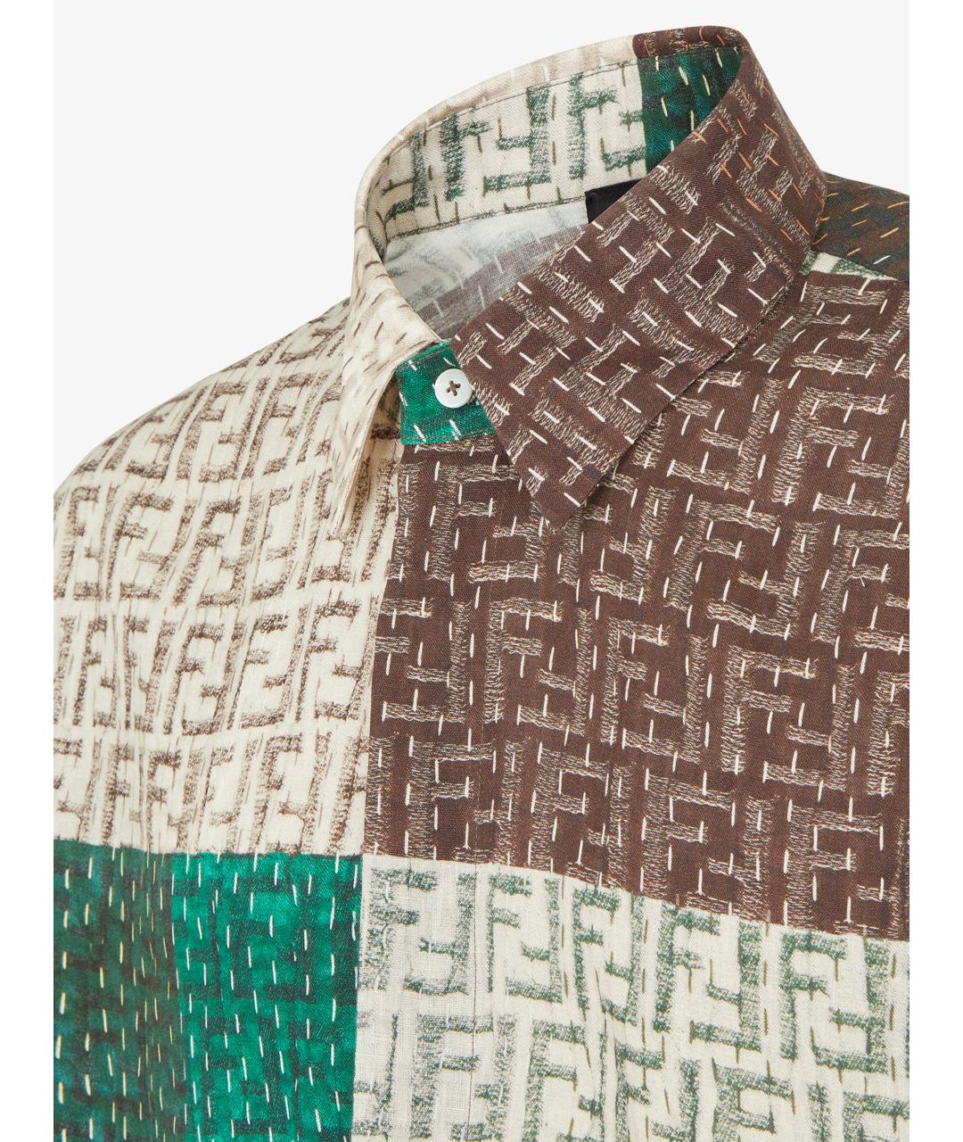 FENDI Мульти кэжуал рубашка, фото 4