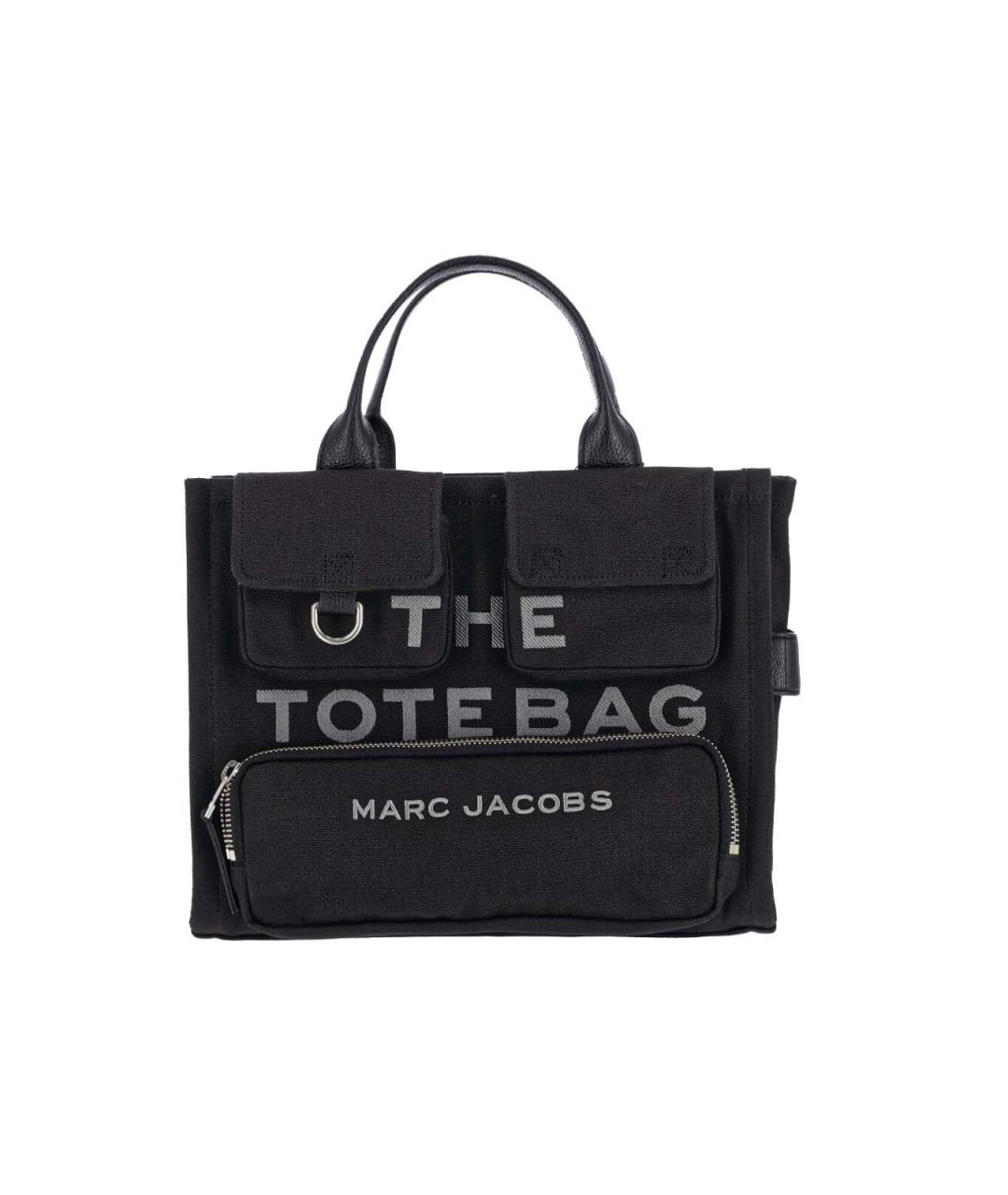 MARC JACOBS Черная хлопковая сумка тоут, фото 1