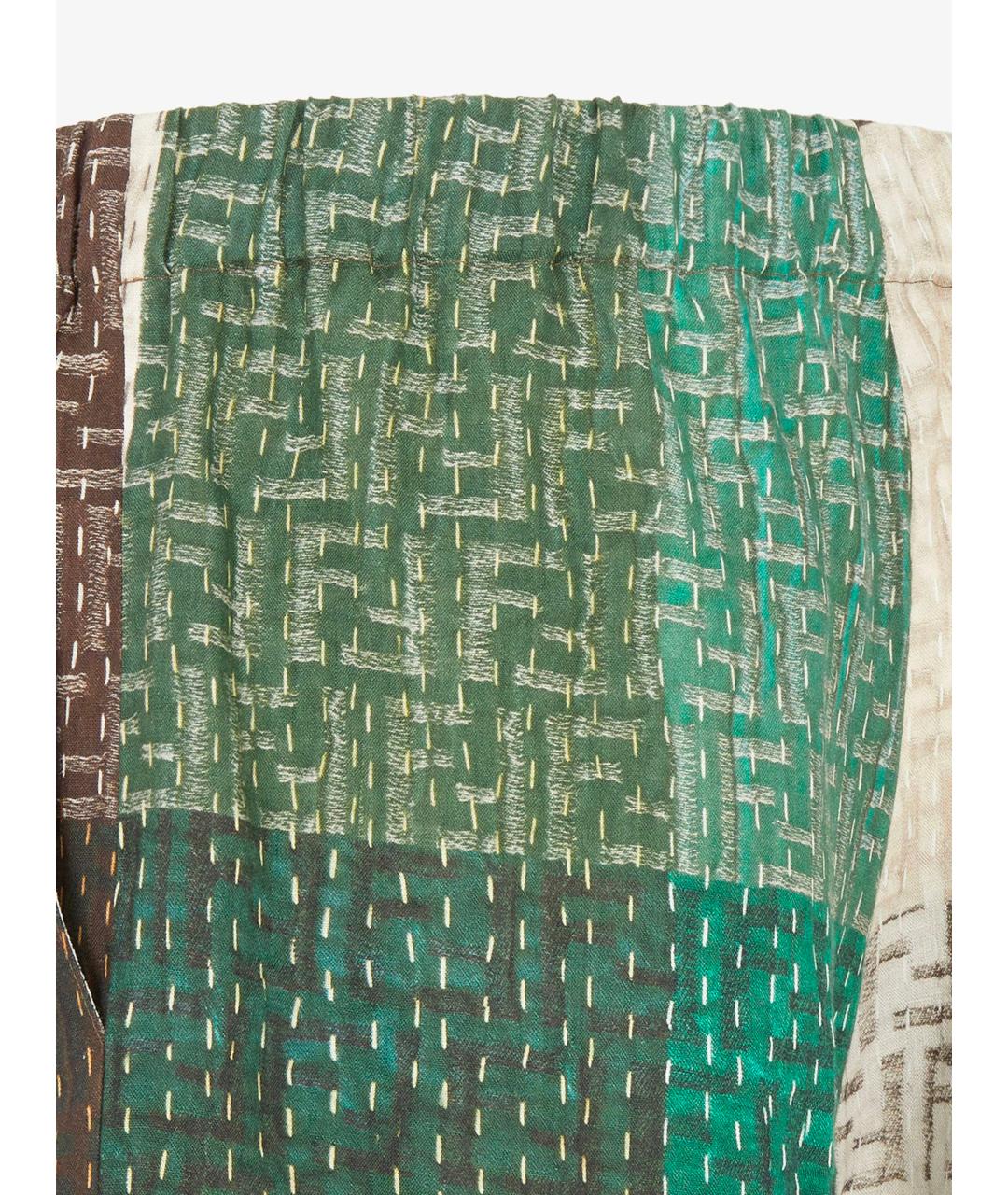FENDI Бежевые шорты, фото 4