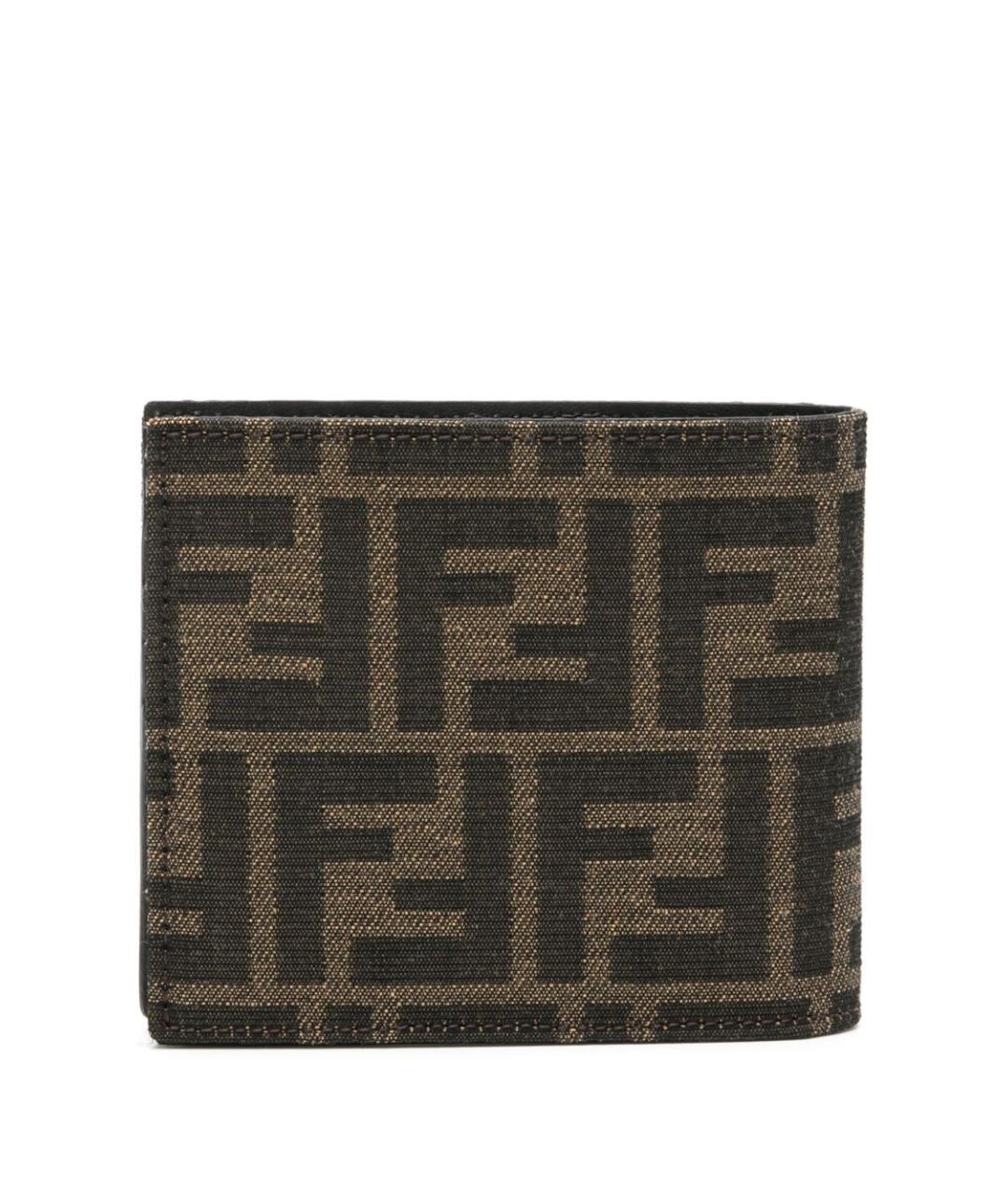 FENDI Коричневый кошелек, фото 2