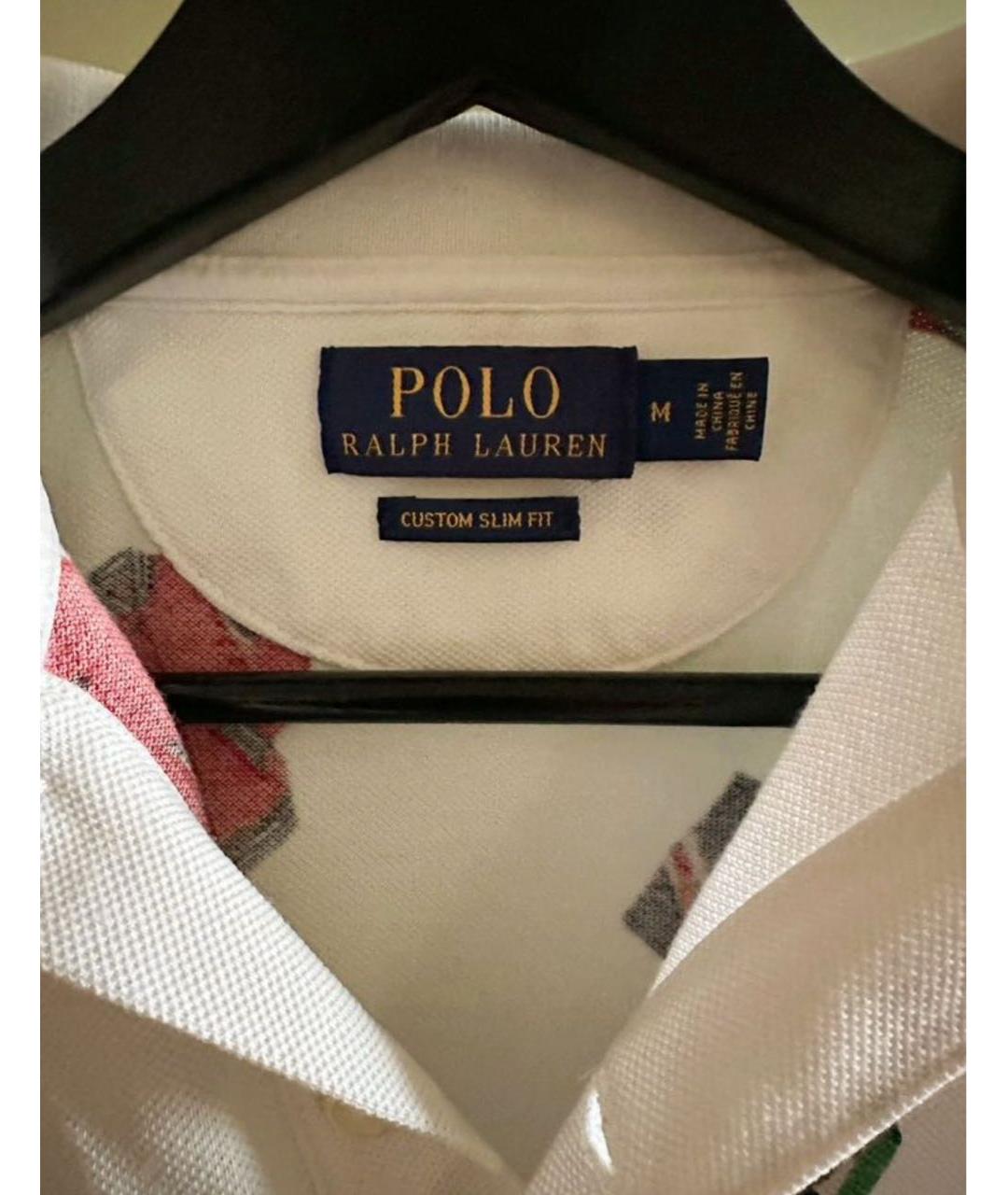 POLO RALPH LAUREN Мульти хлопковое поло с коротким рукавом, фото 3