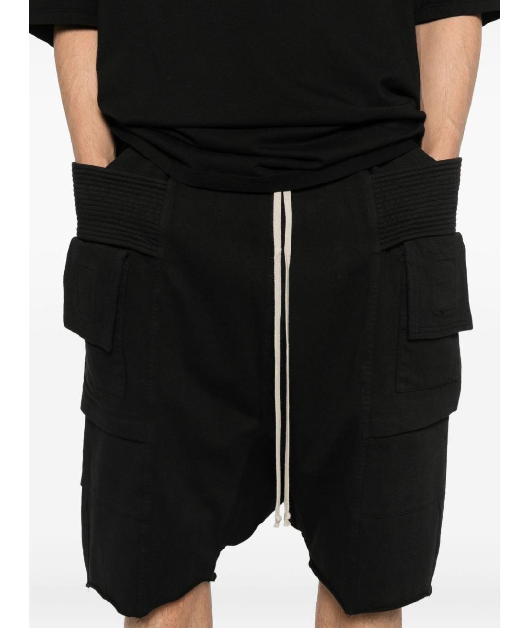 RICK OWENS DRKSHDW Черные шорты, фото 5