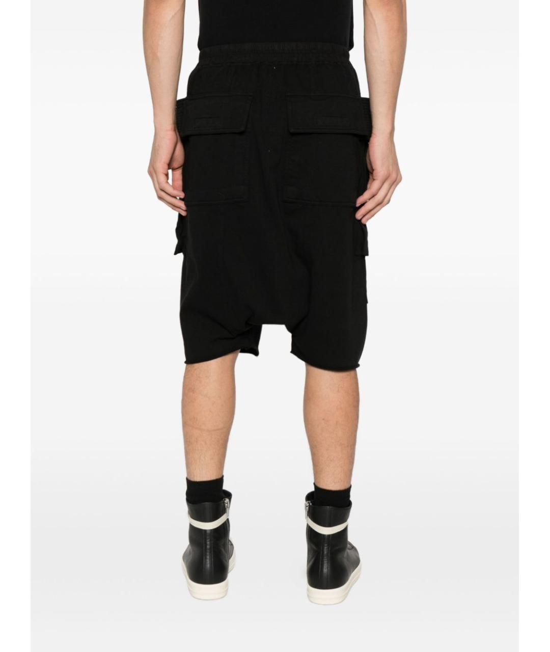 RICK OWENS DRKSHDW Черные шорты, фото 4
