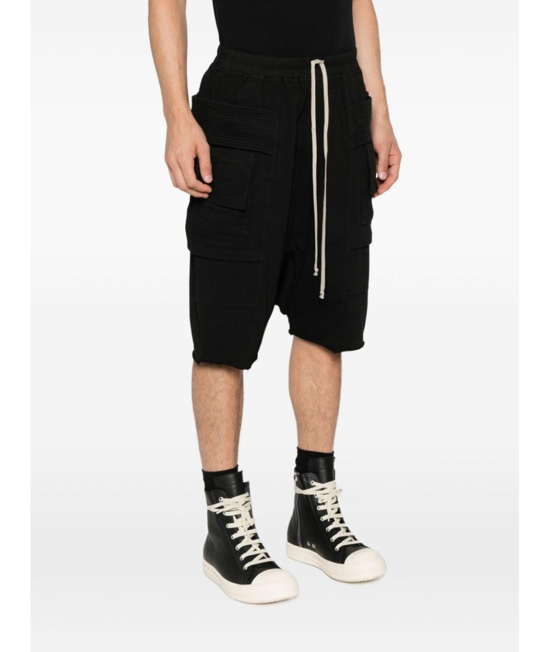RICK OWENS DRKSHDW Черные шорты, фото 3
