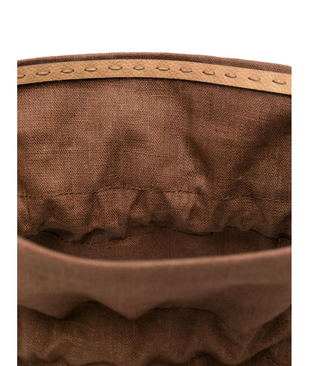 FENDI Бежевая сумка тоут, фото 5