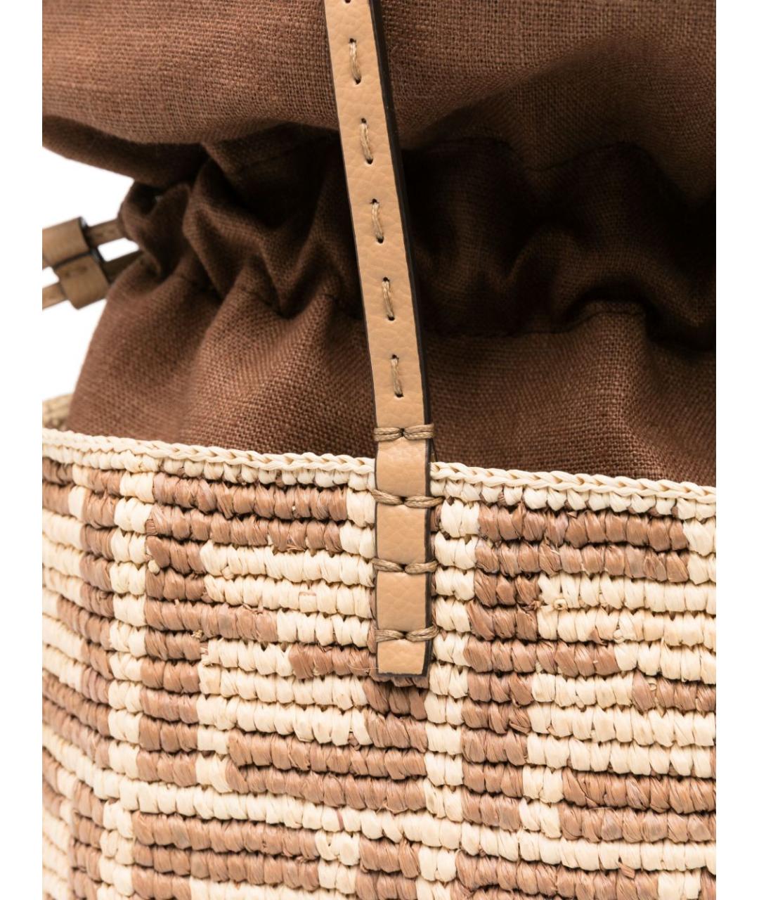 FENDI Бежевая сумка тоут, фото 4