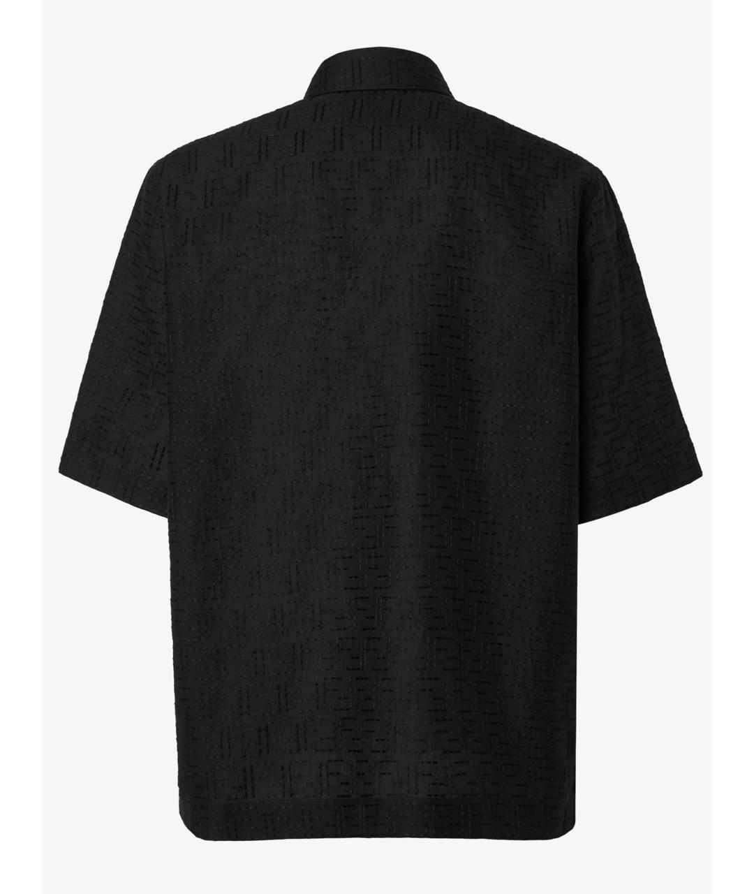FENDI Черная льняная кэжуал рубашка, фото 3