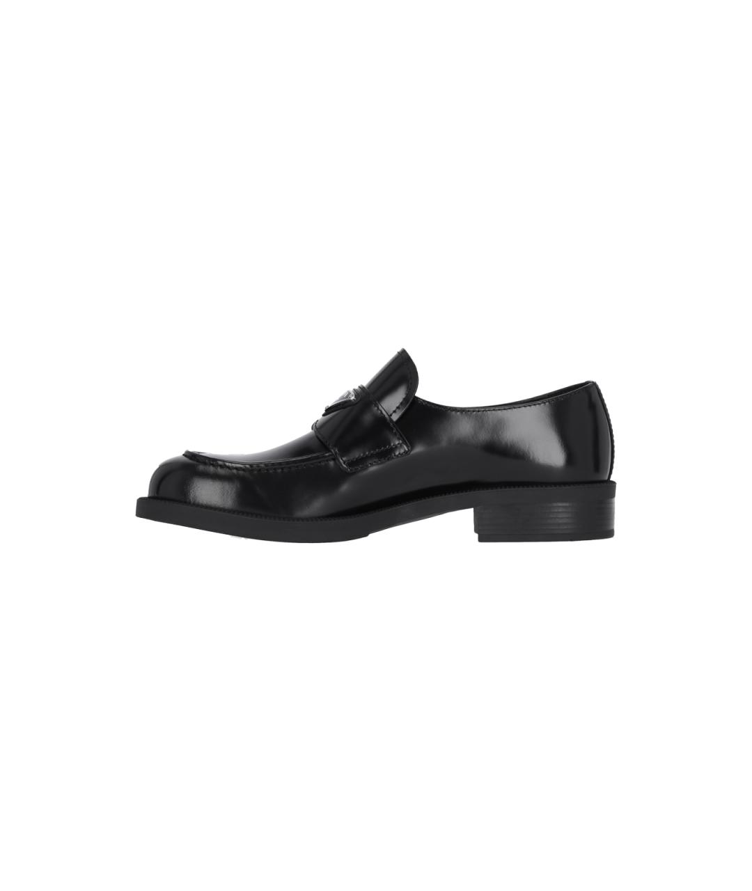 PRADA Черные кожаные лоферы, фото 3