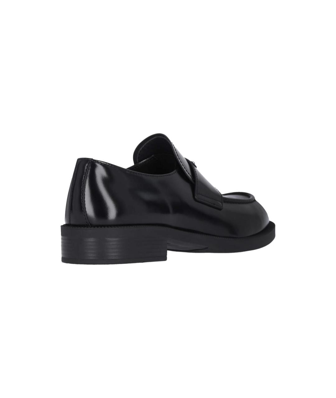 PRADA Черные кожаные лоферы, фото 4