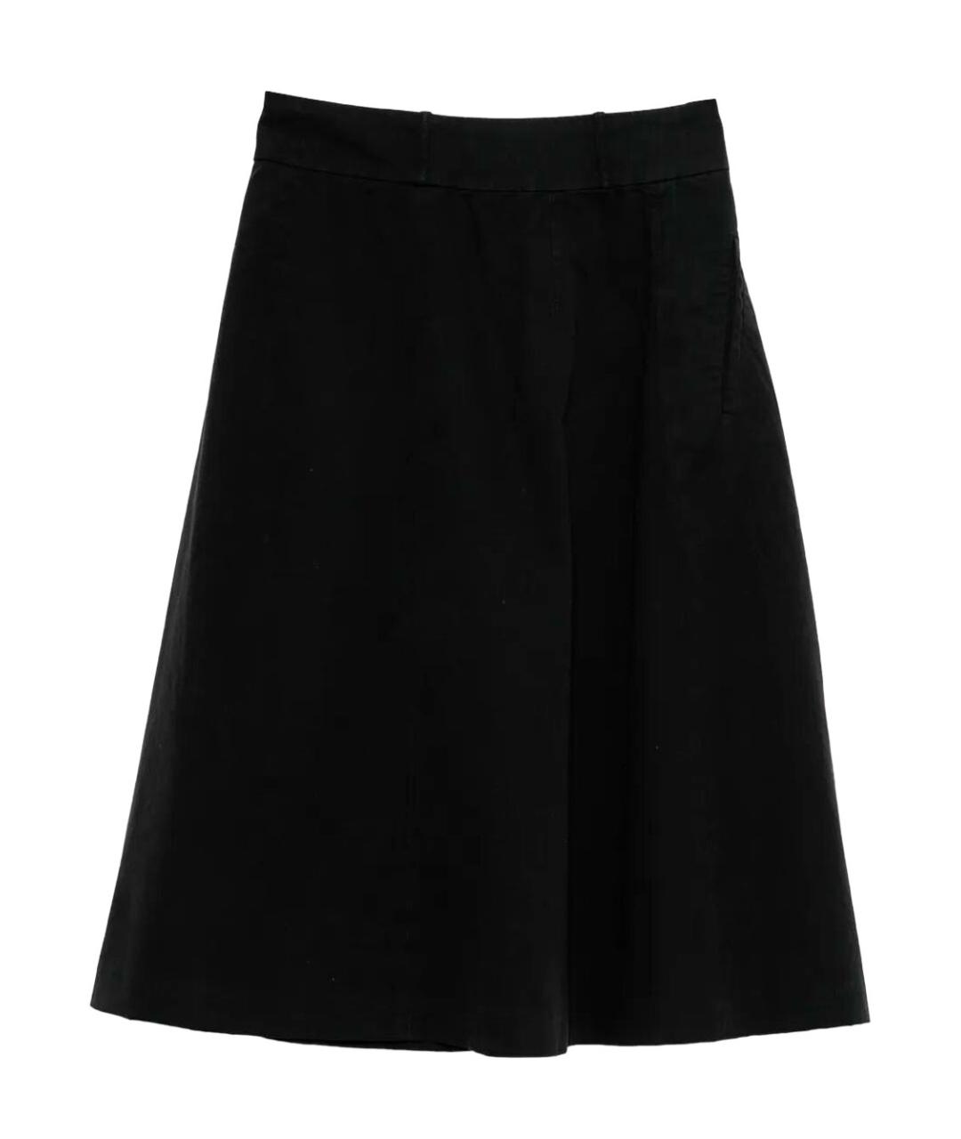 A.P.C. Черная хлопковая юбка мини, фото 2