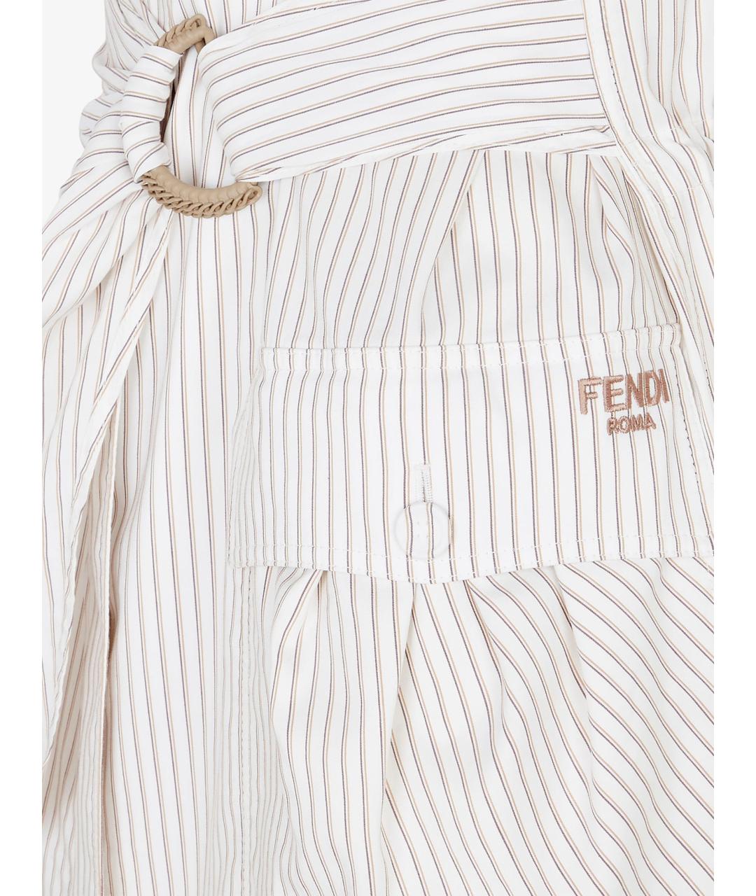 FENDI Мульти хлопковая рубашка, фото 4