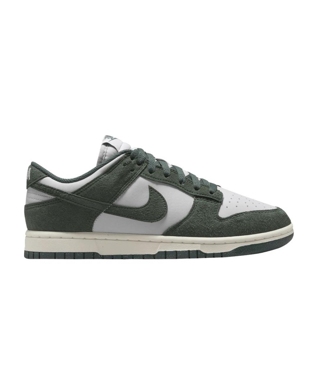 NIKE Серые низкие кроссовки / кеды из искусственной кожи, фото 8