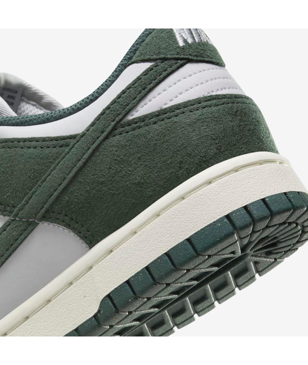 NIKE Серые низкие кроссовки / кеды из искусственной кожи, фото 7