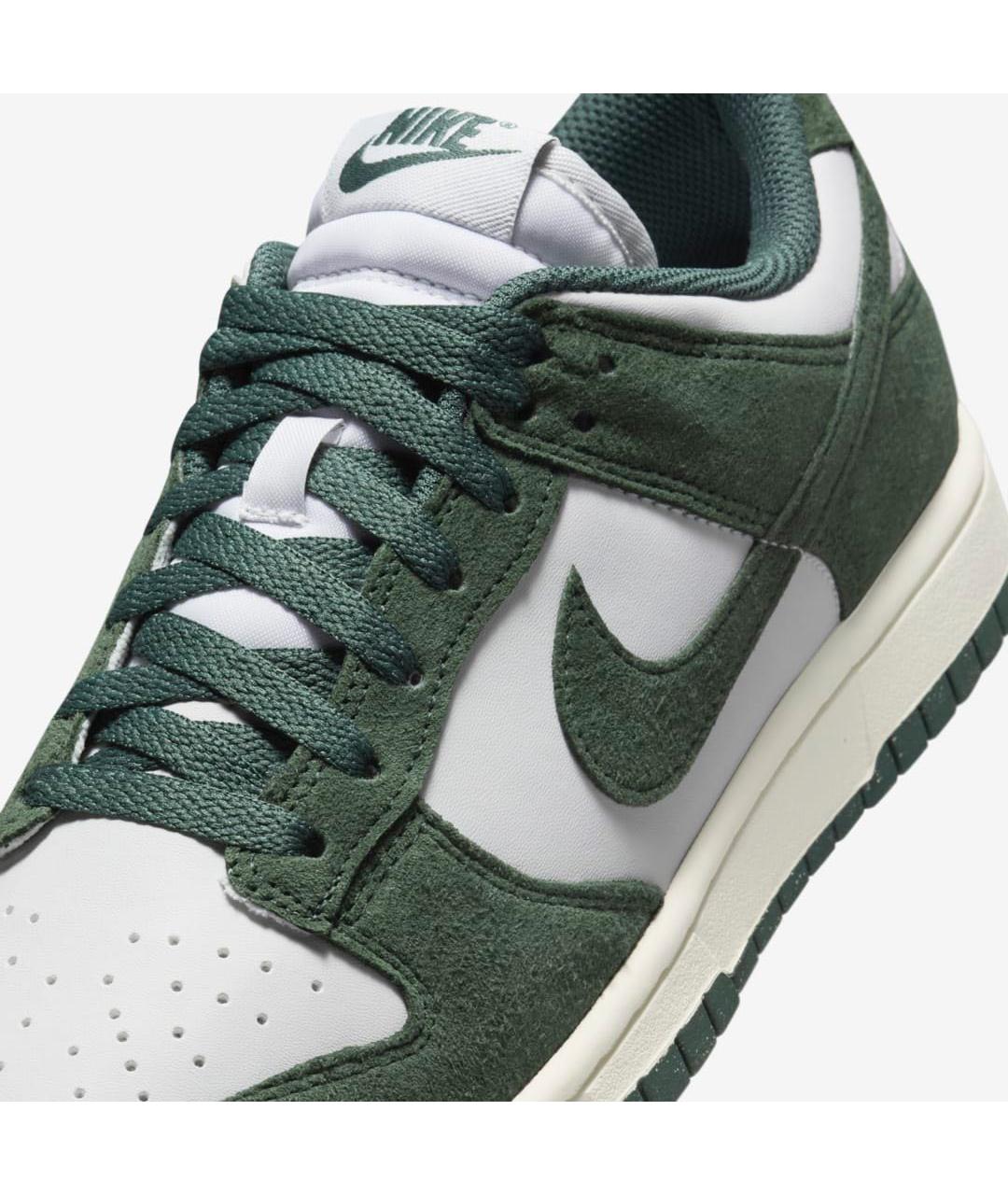 NIKE Серые низкие кроссовки / кеды из искусственной кожи, фото 6