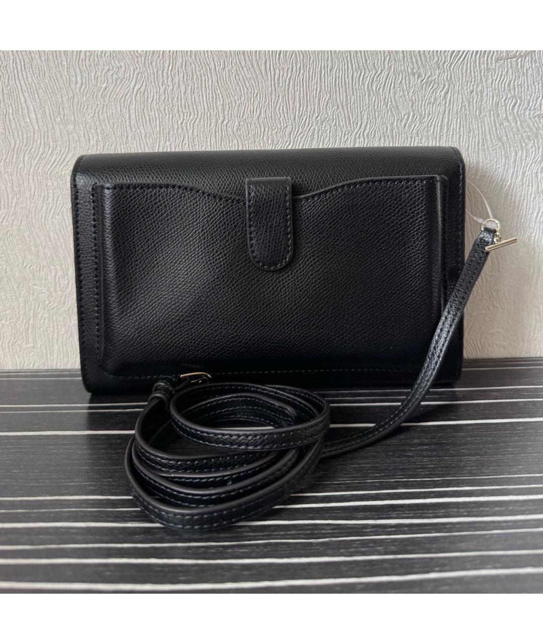 FURLA Черная кожаная сумка через плечо, фото 3