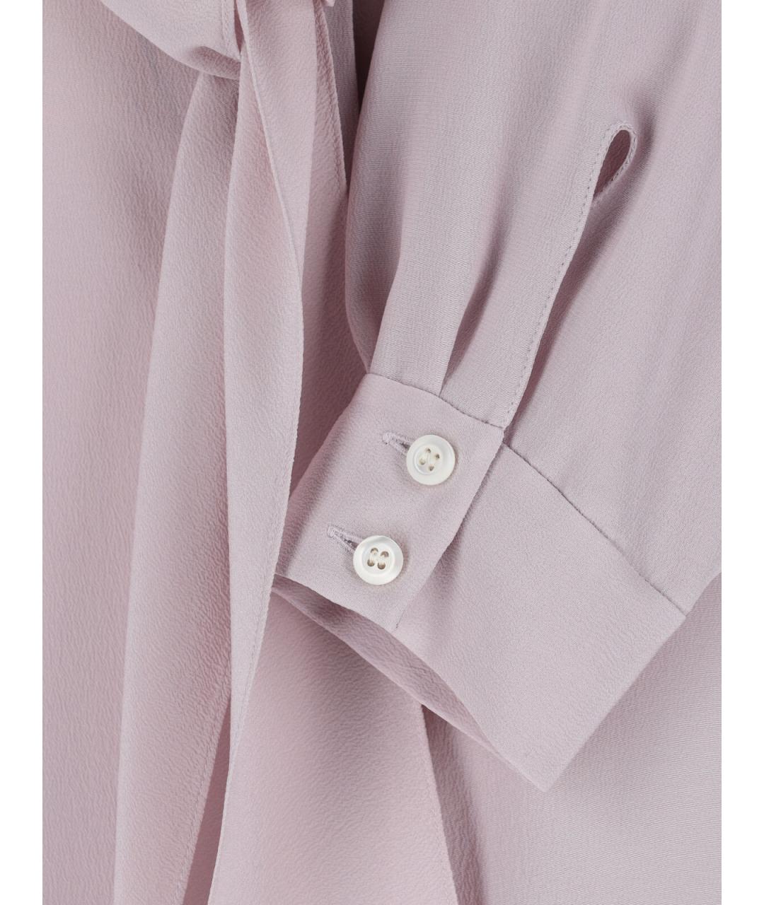 PRADA Фиолетовая шелковая рубашка, фото 4