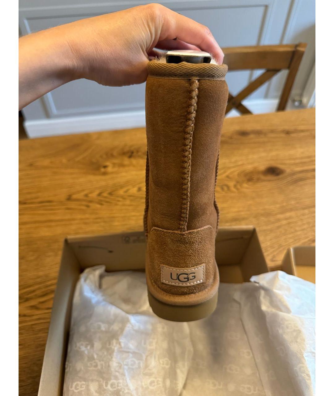 UGG AUSTRALIA Коричневые ботинки, фото 3