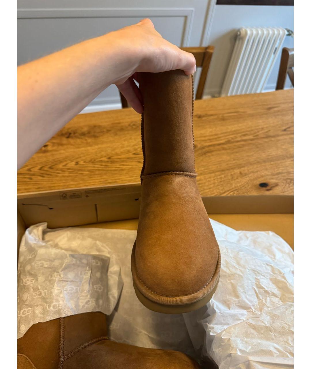 UGG AUSTRALIA Коричневые ботинки, фото 2