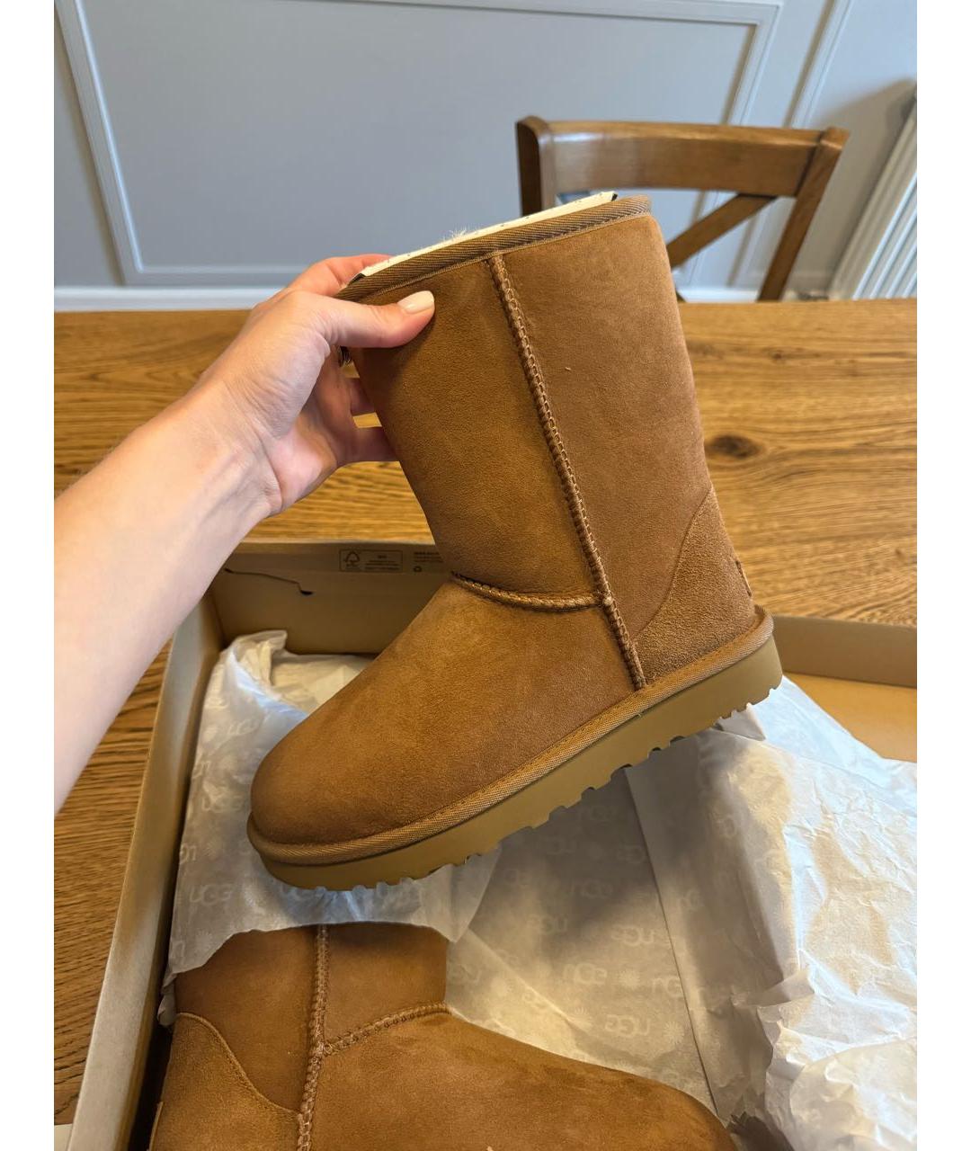UGG AUSTRALIA Коричневые ботинки, фото 7