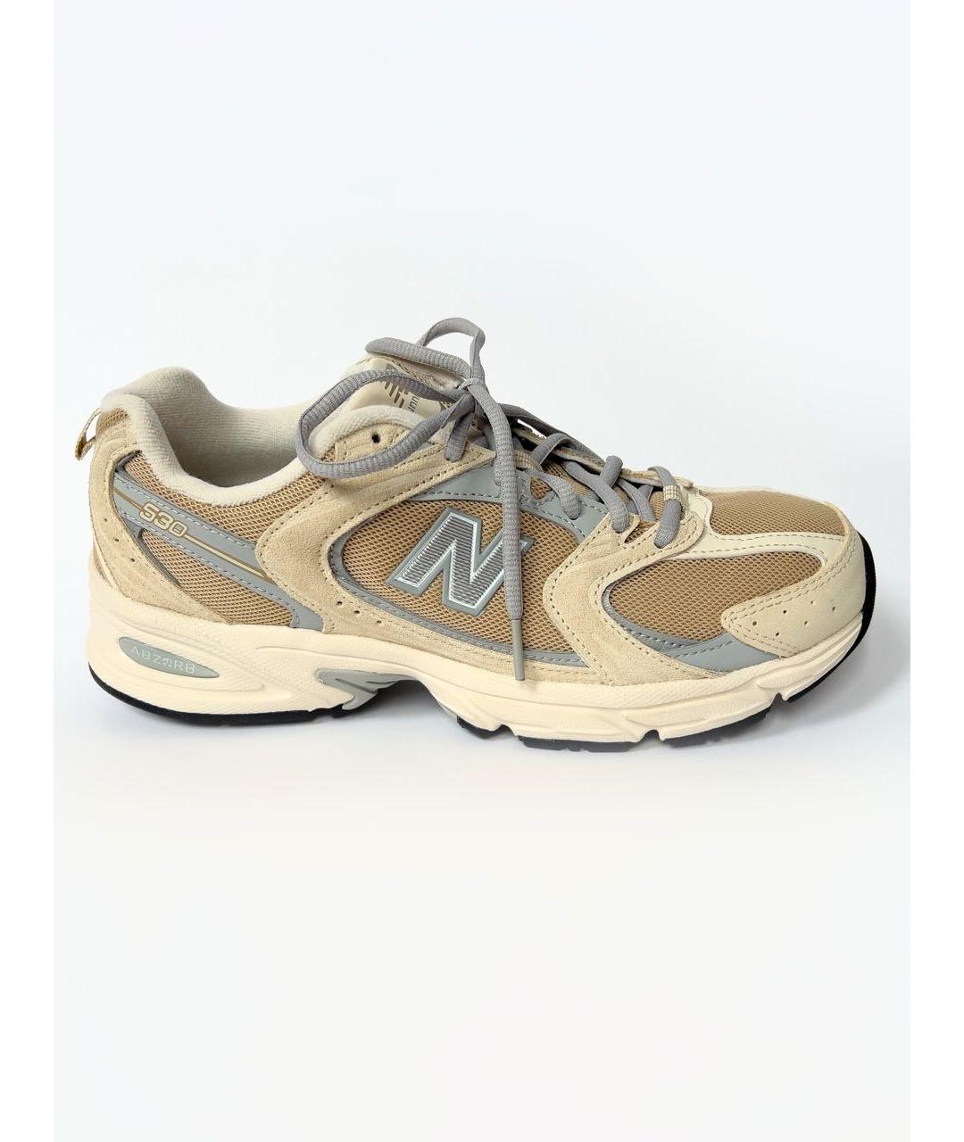NEW BALANCE Бежевые текстильные кроссовки, фото 9