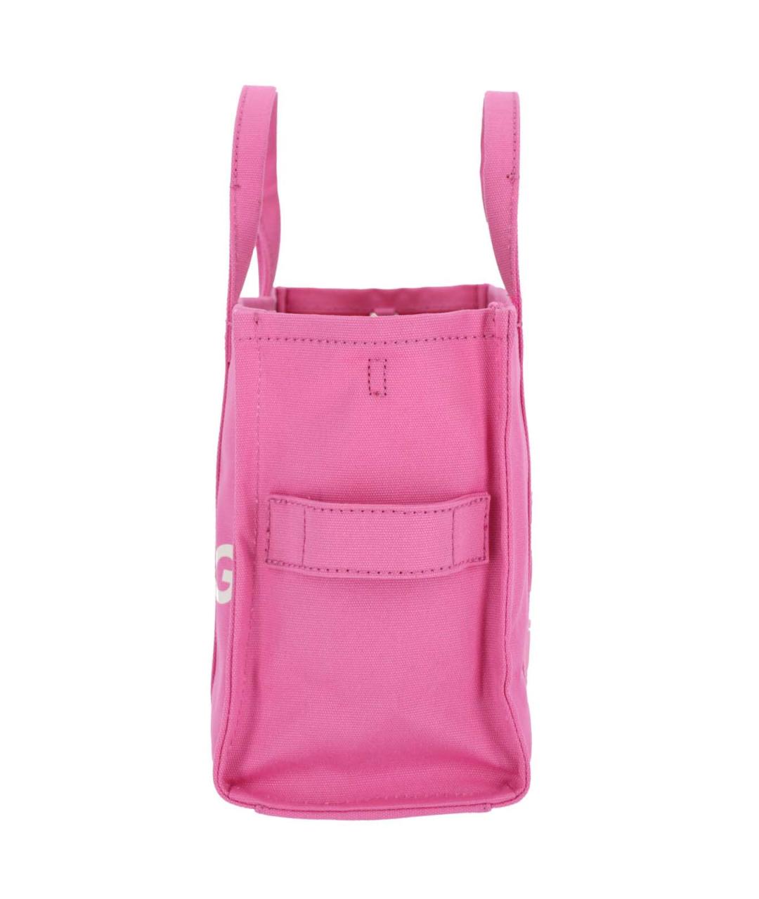 MARC JACOBS Розовая хлопковая сумка тоут, фото 5