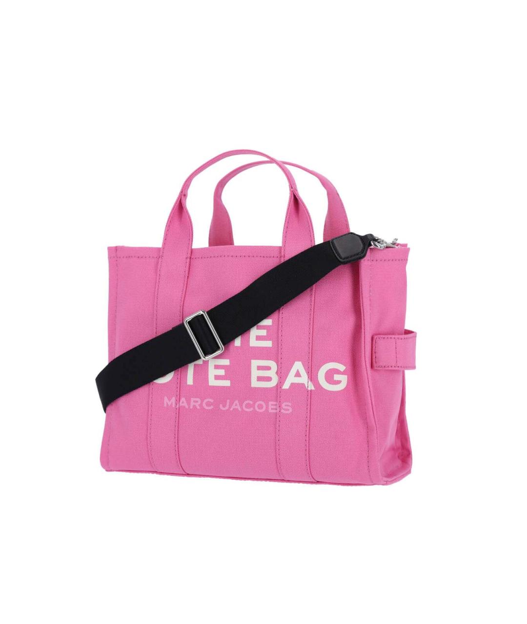 MARC JACOBS Розовая хлопковая сумка тоут, фото 2