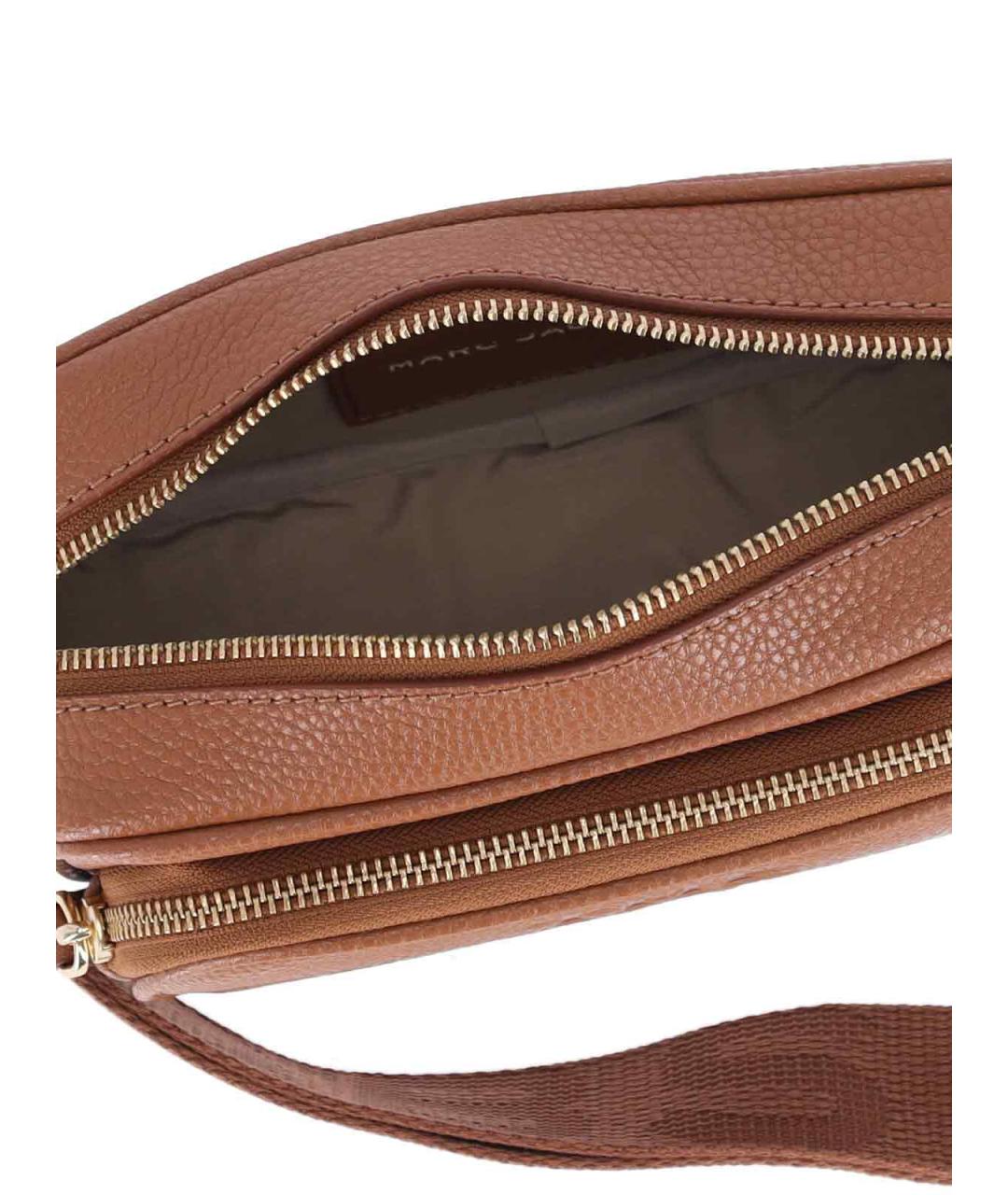 MARC JACOBS Коричневая кожаная сумка через плечо, фото 4