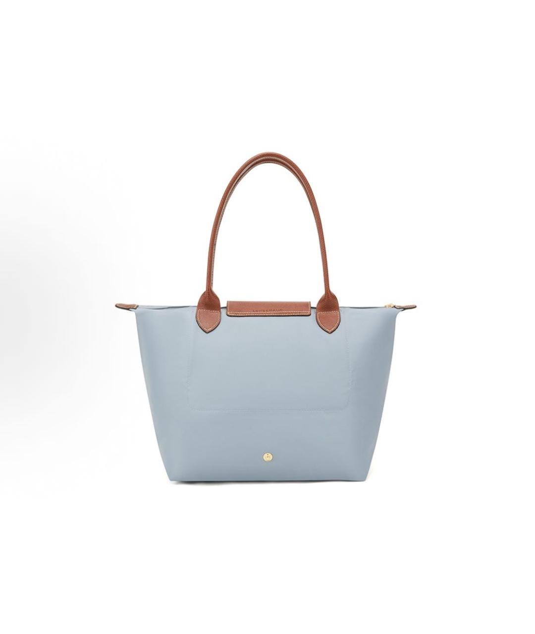 LONGCHAMP Голубая сумка тоут, фото 3