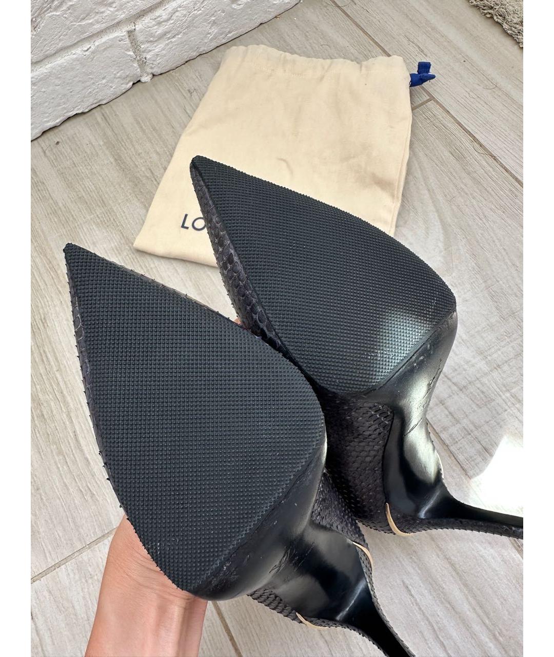 LOUIS VUITTON Синие кожаные туфли, фото 3