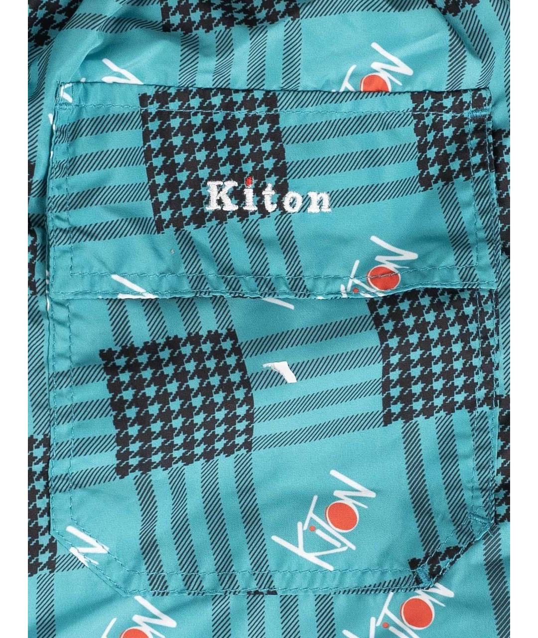 KITON Бирюзовые плавки, фото 3