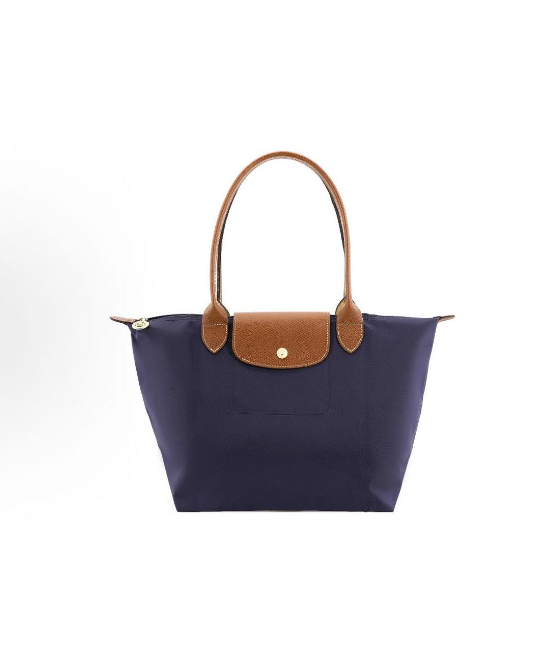 LONGCHAMP Темно-синяя сумка тоут, фото 3