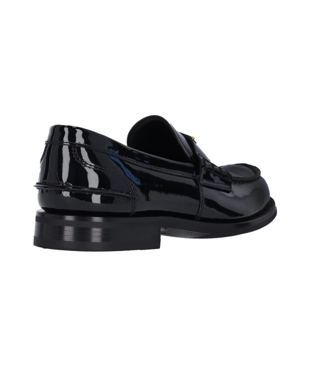 PRADA Черные кожаные лоферы, фото 4