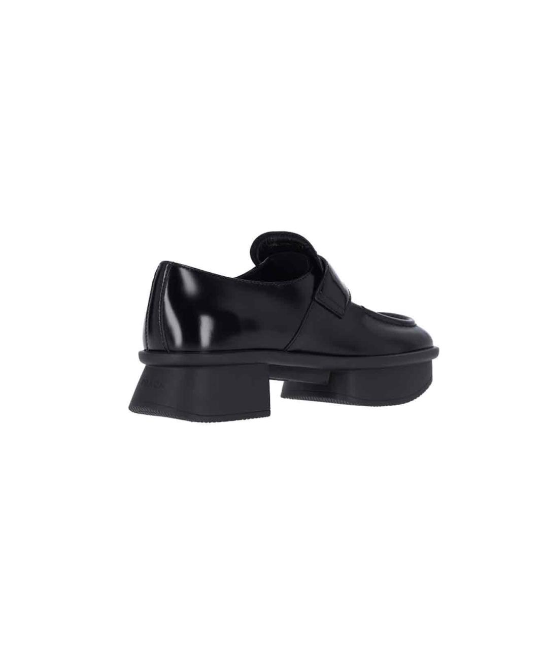 PRADA Черные кожаные лоферы, фото 4