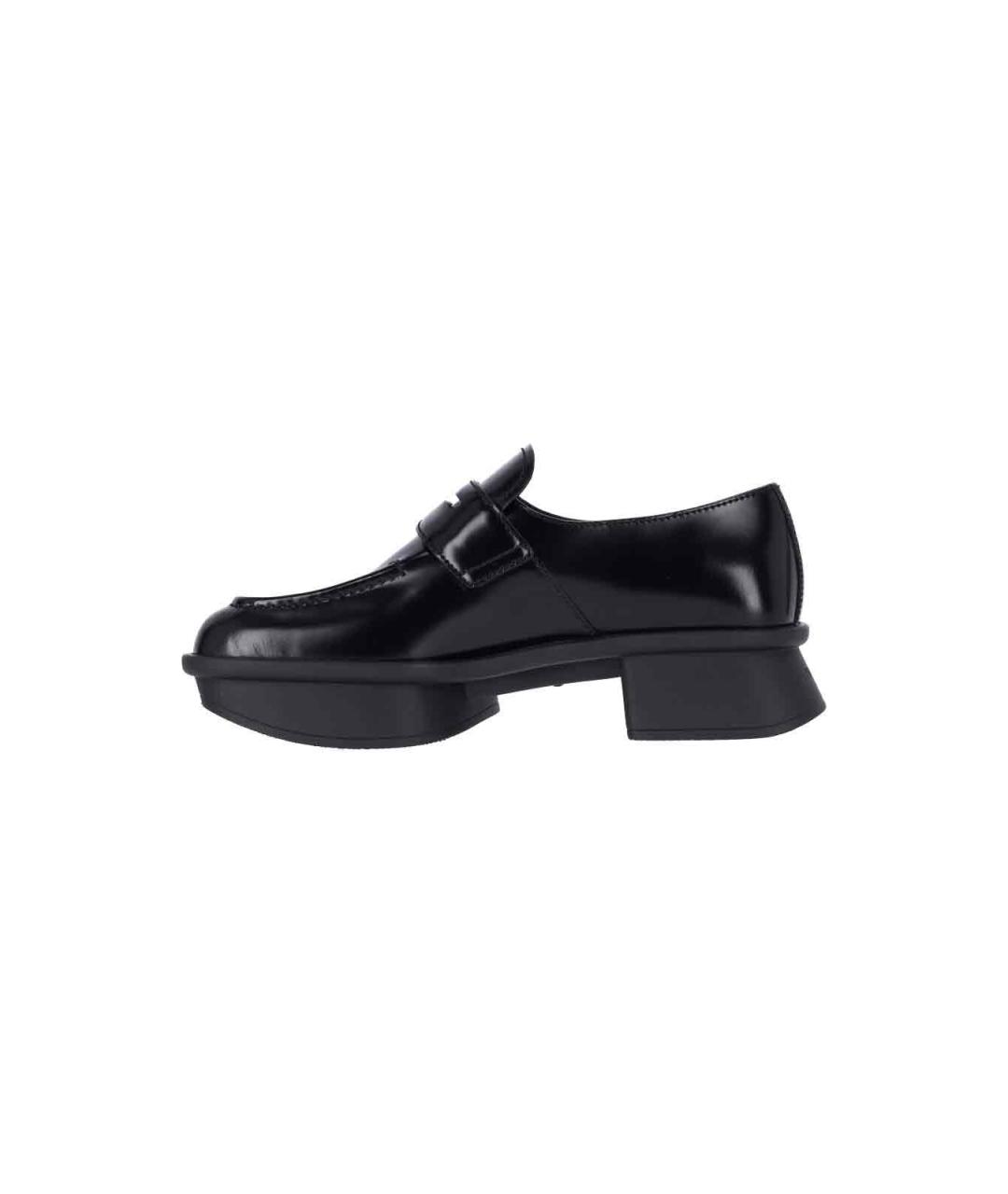 PRADA Черные кожаные лоферы, фото 3