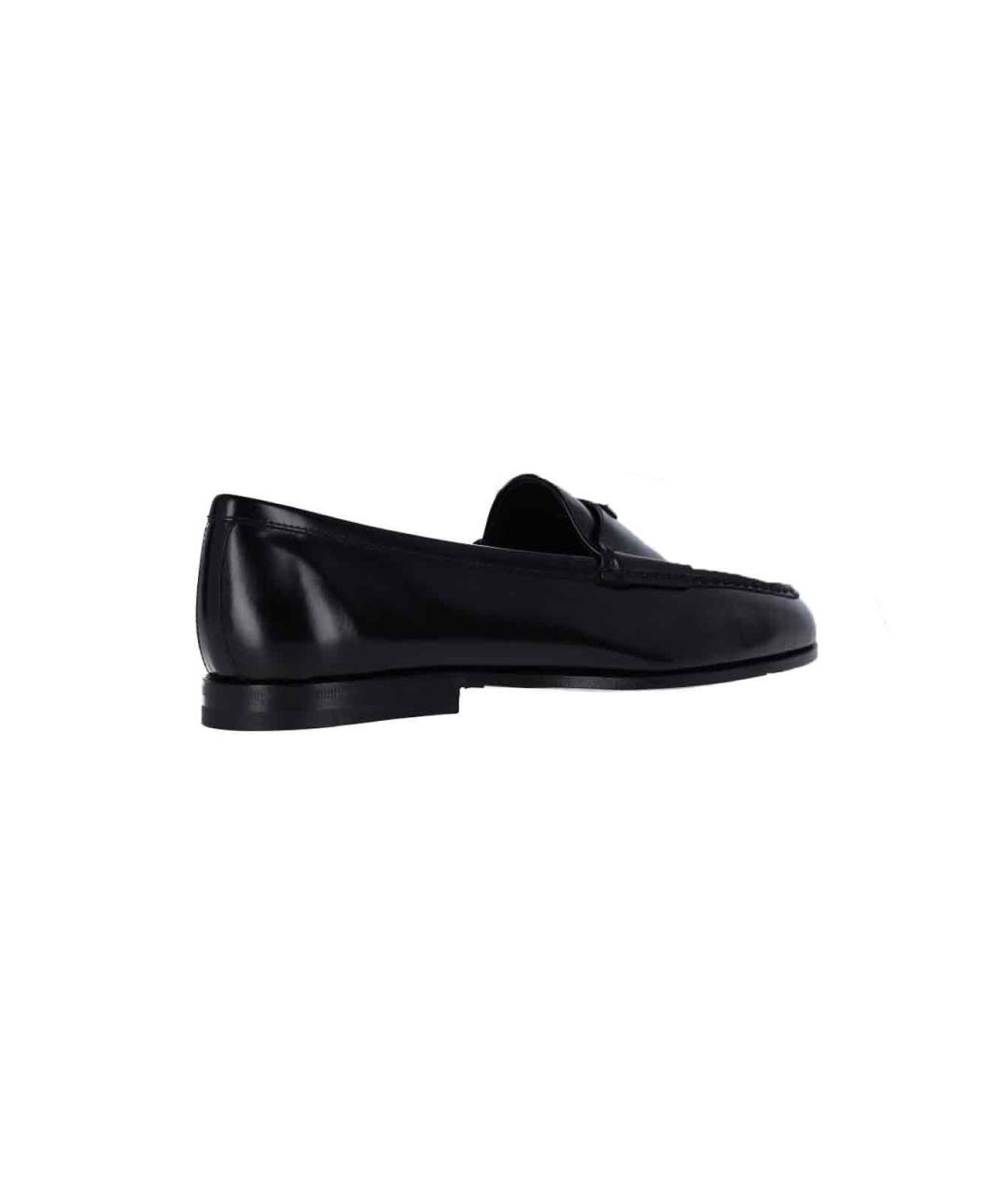 PRADA Черные кожаные лоферы, фото 4