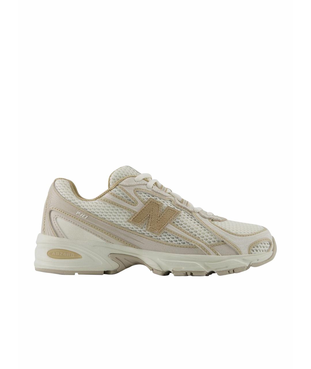 NEW BALANCE Бежевые текстильные кроссовки, фото 1