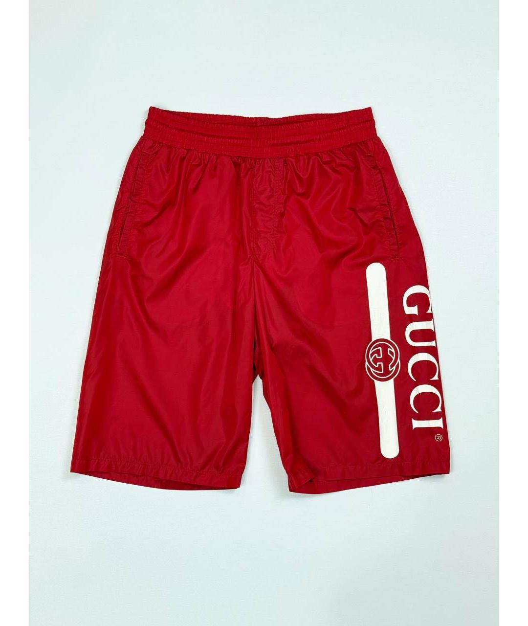 GUCCI Красные шорты, фото 4