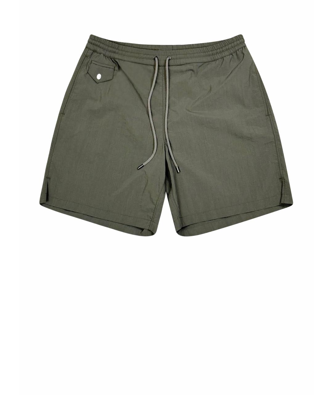 BRIONI Хаки шорты, фото 1