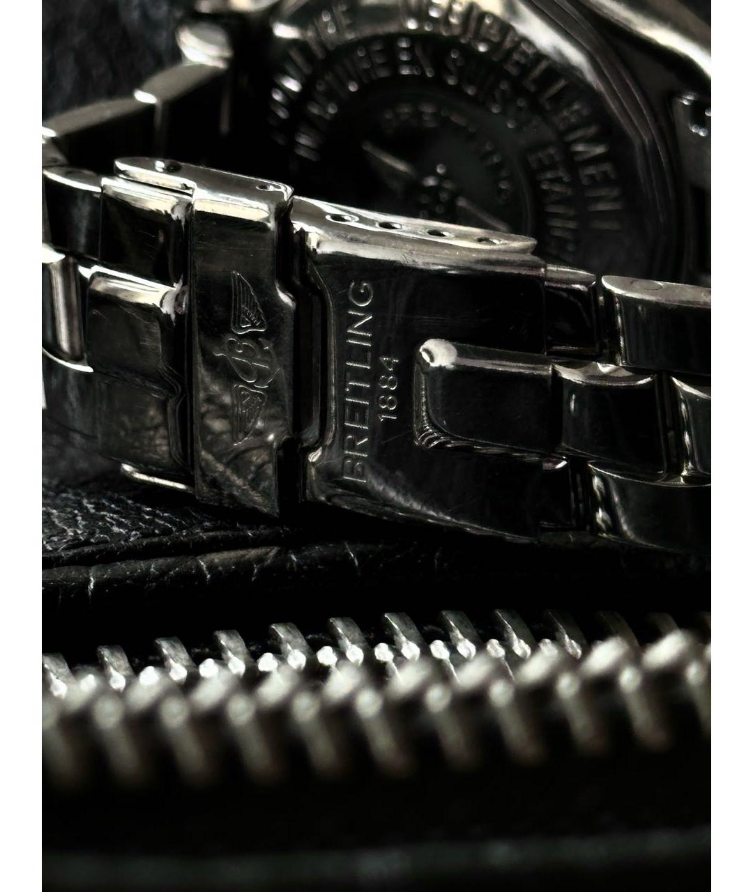 BREITLING Серебряные металлические часы, фото 8