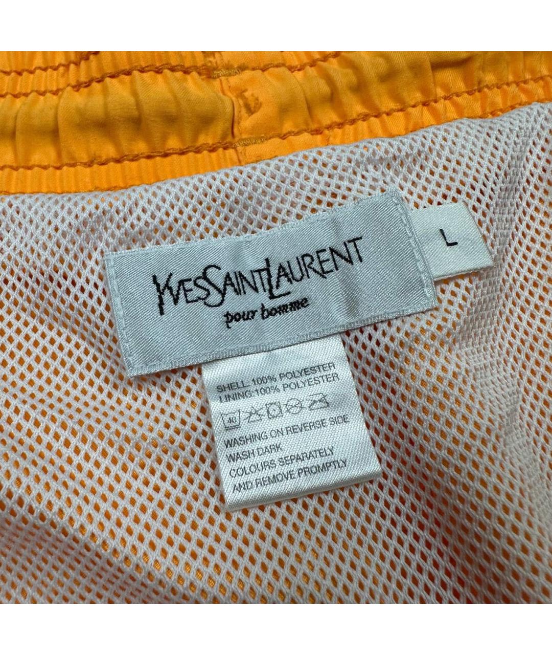 SAINT LAURENT Оранжевое шорты, фото 3