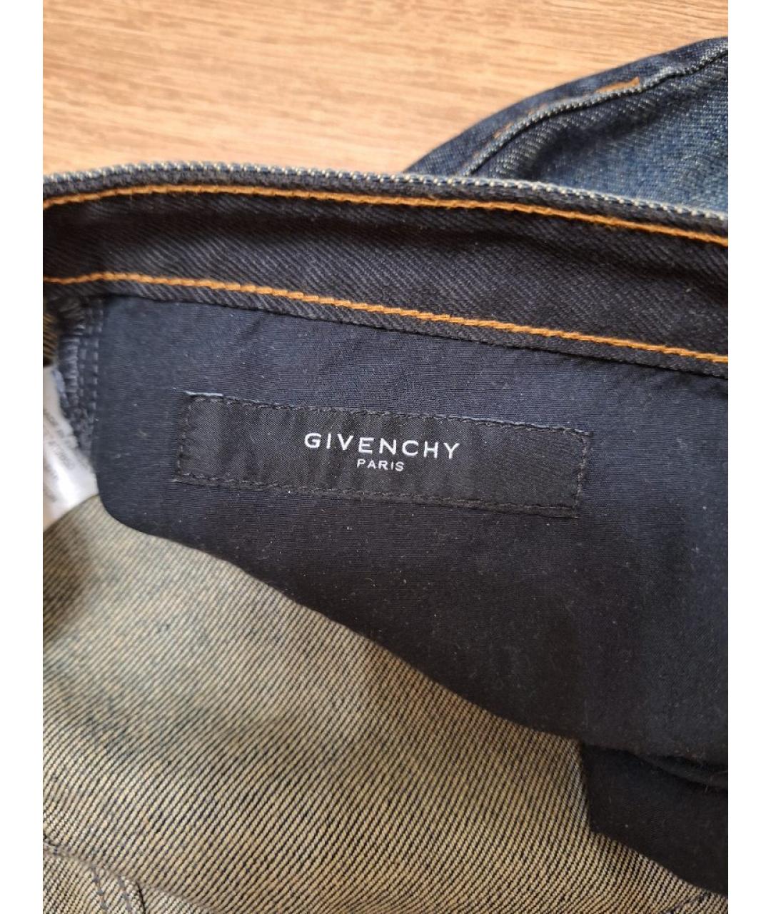 GIVENCHY Синие хлопковые джинсы, фото 4