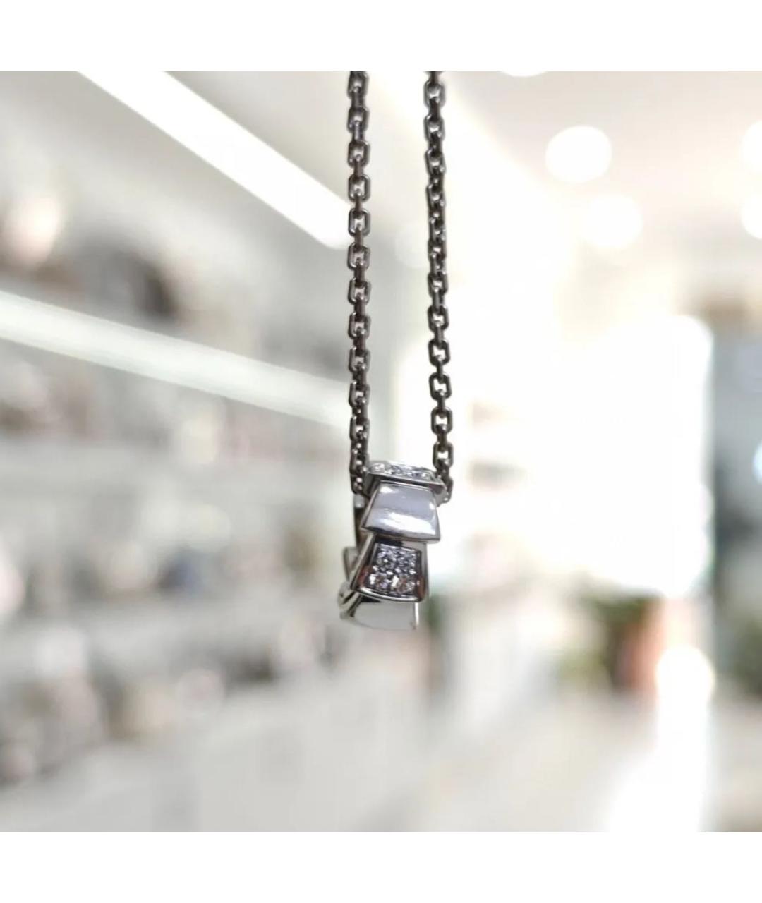 BVLGARI Подвеска из белого золота, фото 5